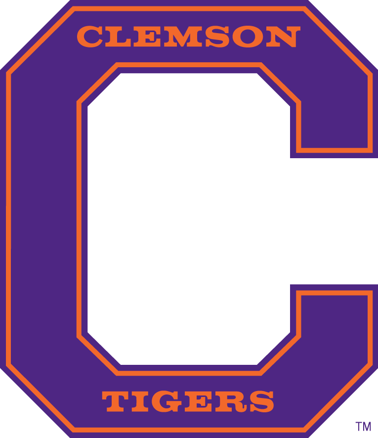 Clemson Tigers 1951-1964 Alternate Logo v3 diy DTF decal sticker